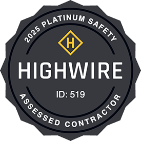 Highwire 2025 Safety Platinum Badge